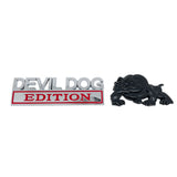 DEVIL DOG Marine Edition Car Badge 1 Side