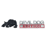DEVIL DOG Marine Edition Car Badge 1 Side