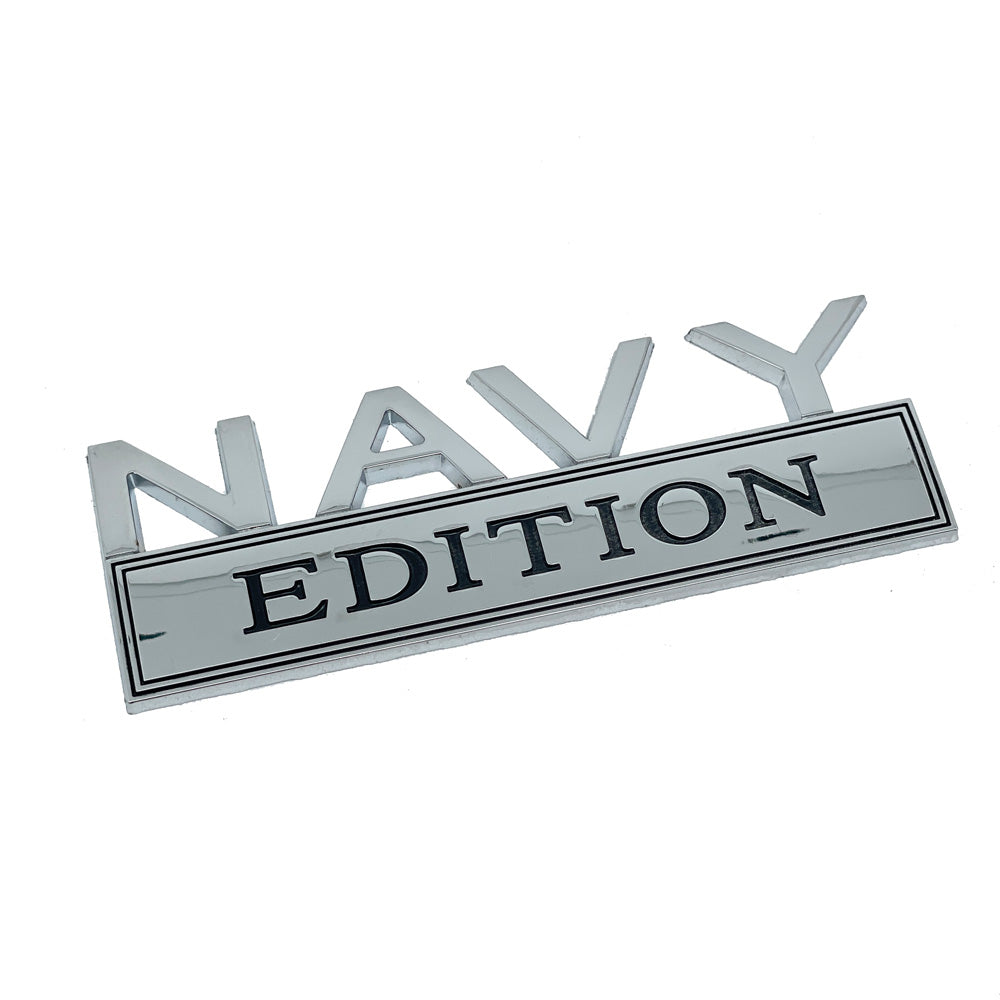 NAVY Edition Metal Car Emblem – Badgeslide
