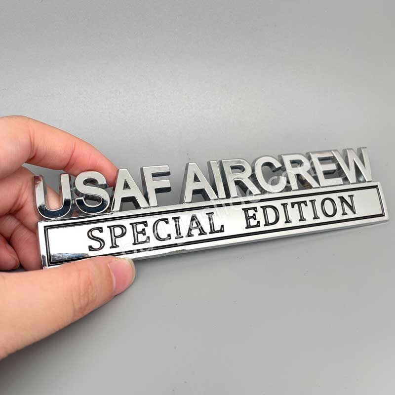 USAF AIRCREW Special Edition Airforce Emblem Car Badge Badgeslide