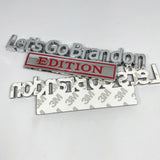 2 Pack Let's Go Brandon EDITION Metal Badge