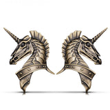1 Pair Unicorn Metal CarBadge