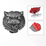 Tiger Head Shape Metal Emblem
