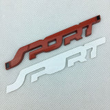 2packs 3D Metal SPORT Trunk Emblem Badge