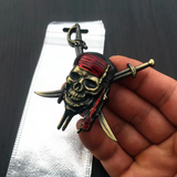 Pirate Kit Metal Car Emblem Fender Badge