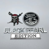 Pirate Kit Metal Car Emblem Fender Badge