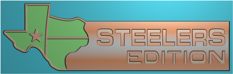 Steelers Edition Custom Car Emblem Metal Badge