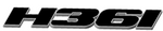 H36I Custom Car Emblem Metal Badge