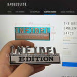 INFIDEL EDITION Emblem Custom Fender Badge 8pcs