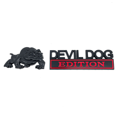 DEVIL DOG Marine Edition Car Badge 1 Side