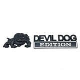 DEVIL DOG Marine Edition Car Badge 1 Side