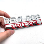 DEVIL DOG Edition Metal Badge Marine Emblem