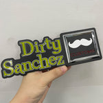 Dirty Sanchez Custom Emblem Car Badge 2PCS