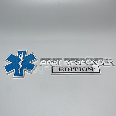 First Responder Kit Metal Car Emblem