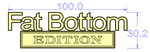 Fat Bottom EDITION Emblem Car Badge 2PCS