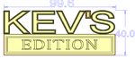 KEV'S EDITION Custom Emblem Car Metal Badge 2pcs