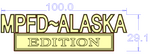 MPFD ALASKA EDITION Badge Custom Car Emblem 2pcs