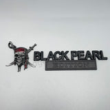 Black Pearl Pirate Kit Metal Car Emblem
