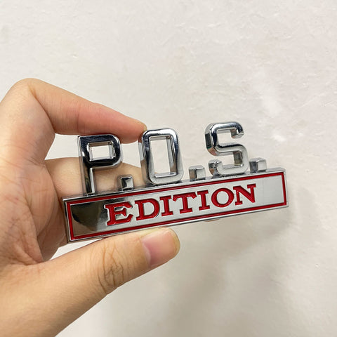 P.O.S Edition Metal Badge