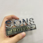 SONS EDITION Custom Emblem Car Metal Badge 2pcs