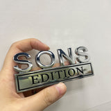 SONS EDITION Custom Emblem Car Metal Badge 2pcs