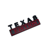 TEXAS EDITION Car Emblem Fender Badge