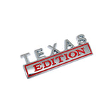 TEXAS EDITION Car Emblem Fender Badge