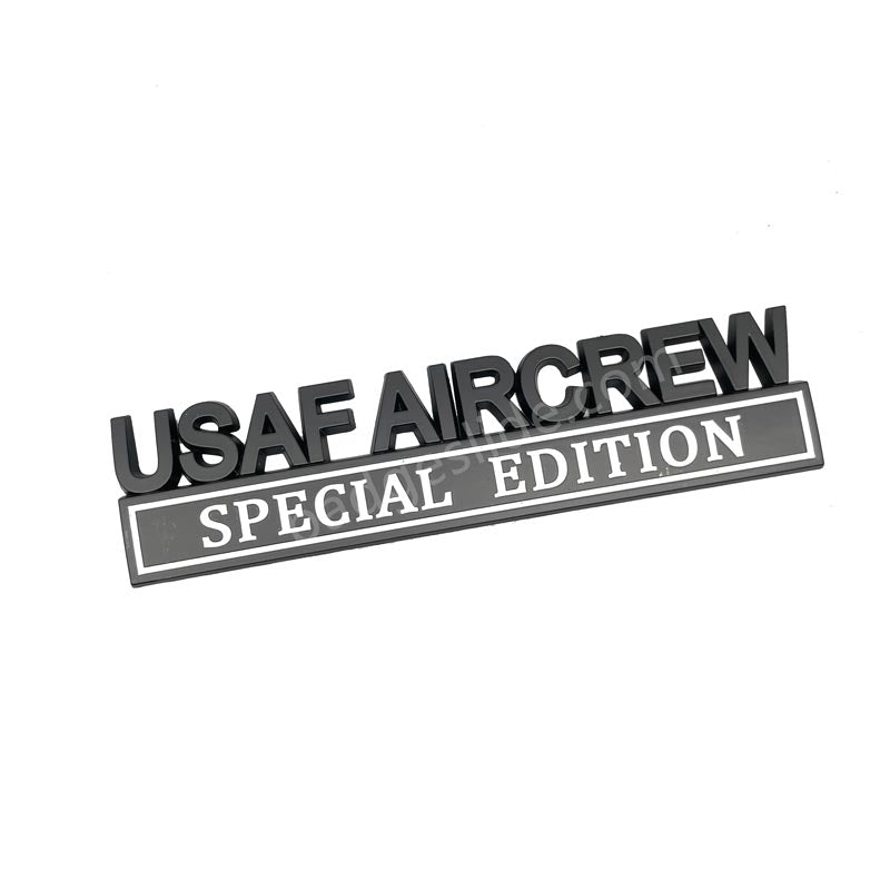 USAF AIRCREW Special Edition Airforce Emblem Car Badge Badgeslide