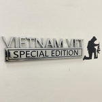 Vietnam Vet Edition Metal Badge Soldier Sticker