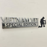 Vietnam Vet Edition Metal Badge Soldier Sticker