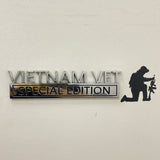 Vietnam Vet Edition Metal Badge Soldier Sticker