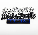 2-Pack We The People EDITION Metal Emblem