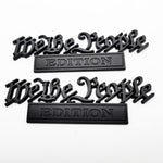 2-Pack We The People EDITION Metal Emblem