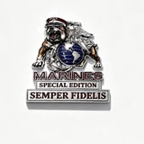 Marines Bulldog Car Badge Metal Emblem