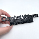 Combat Veteran Edition Car Metal Emblem