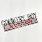 COUNTRY BOY Edition Metal Badge