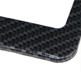 Carbon Pattern Stainless Steel License Plate Frame