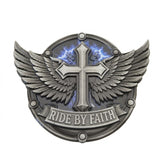 Ride by Faith Metal Car Badge Emblem