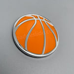 Basketball Solid Metal Badge Car Emblem