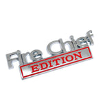 Fire Chief EDITION Car Emblem Fender Badge