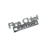Fire Chief EDITION Car Emblem Fender Badge