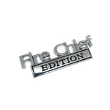 Fire Chief EDITION Car Emblem Fender Badge