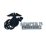 Marine Corps Kit Car Emblem Metal Badge