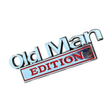 Old Man EDITION Car Emblem Metal Badge
