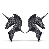 1 Pair Unicorn Metal CarBadge