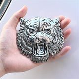 Tiger Head Shape Metal Emblem