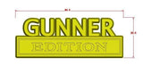 2nd GUNNER EDITION Emblem Fender Badge-Custom-2pcs