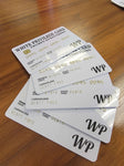 5pcs White Privilege Card