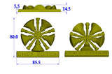 CHIEF EDITION Custom Emblem Car Metal Badge 2pcs