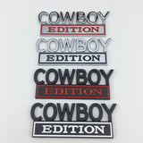 COWBOY Edition Original Metal Car Emblem